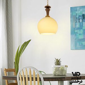آویز چوبی مدل گوی 25