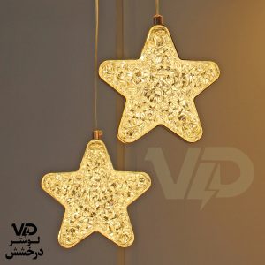 لوستر کد 9818 لوستر طلایی مدل ستاره